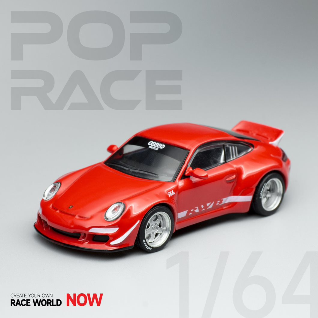 Pop Race 1:64 Scale RWB 997 (Red)