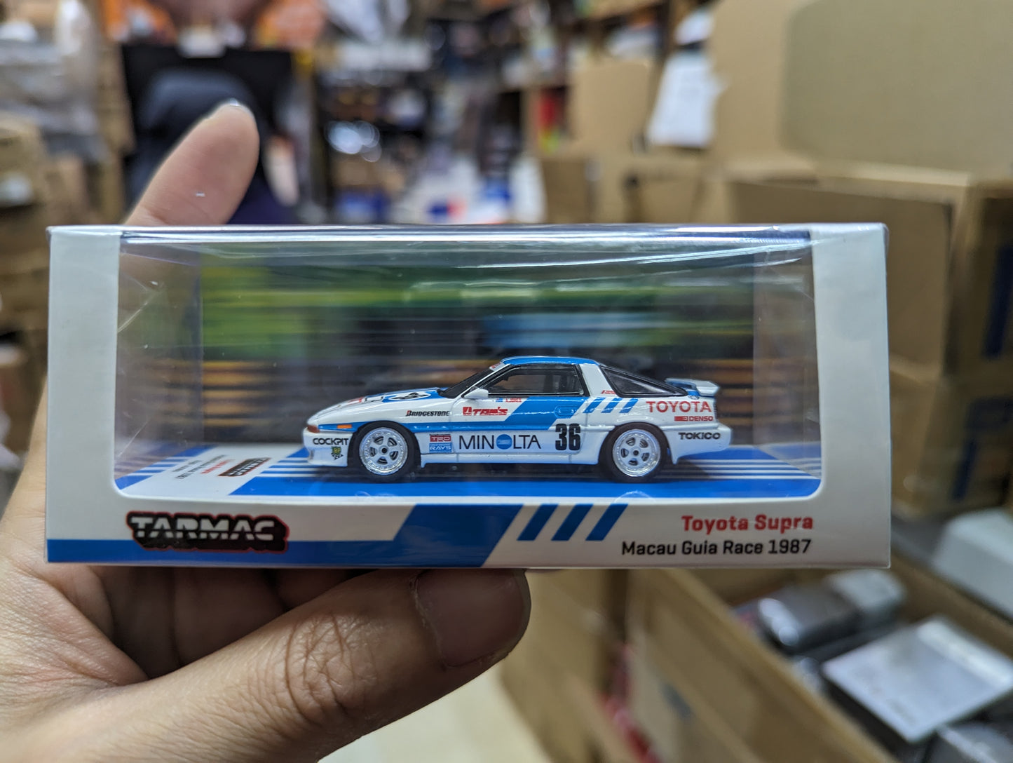 Tarmac Works 1/64 Scale Toyota Supra Macau Guia Race 1987