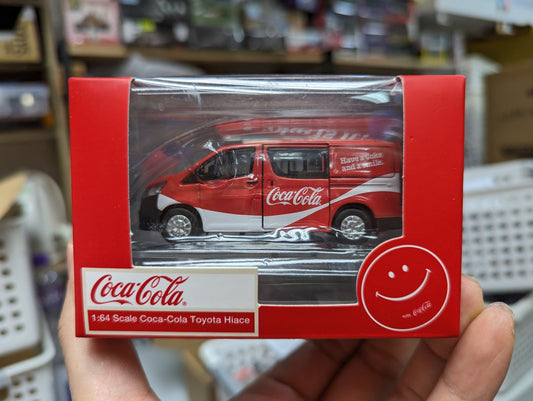 Tiny 1:64 Scale Toyota Hiace Coca-Cola (Diecast Car)