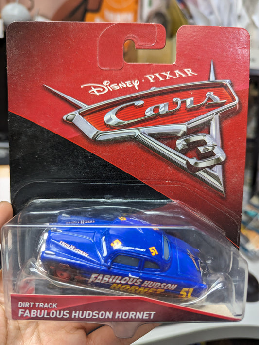 Mattel Disney Cars Dirt Track Fabulous Hudson Hornet
