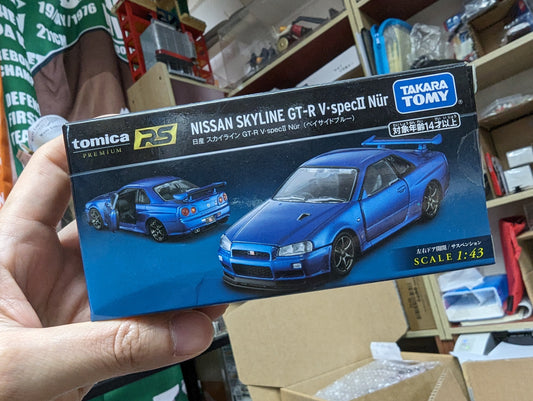 Tomica Premium RS Nissan Skyline GT-R V-Spec II Nür