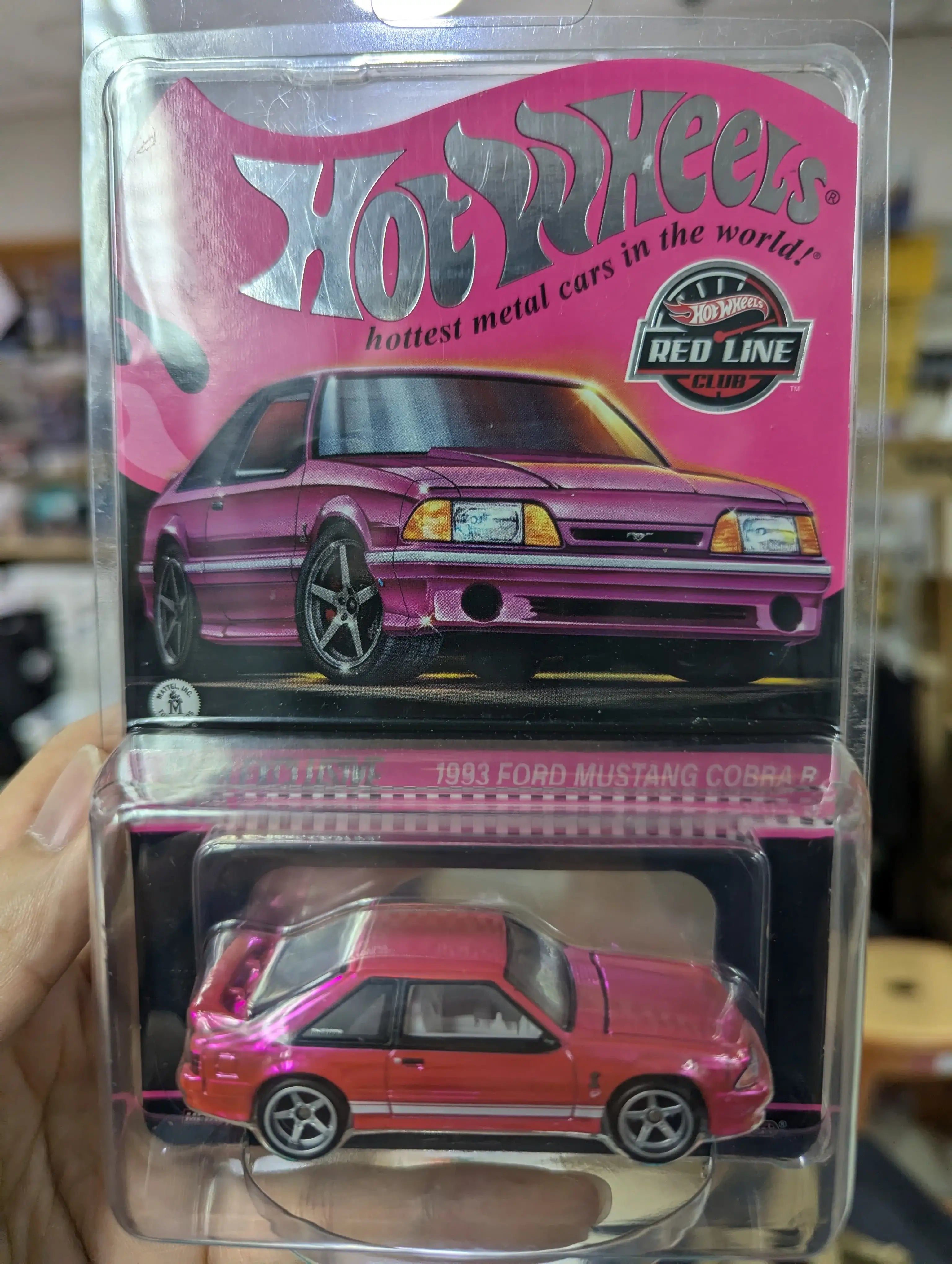 Hot Wheels 2023 RLC Club Exclusive '93 Ford Cobra R – Mobile Garage HK