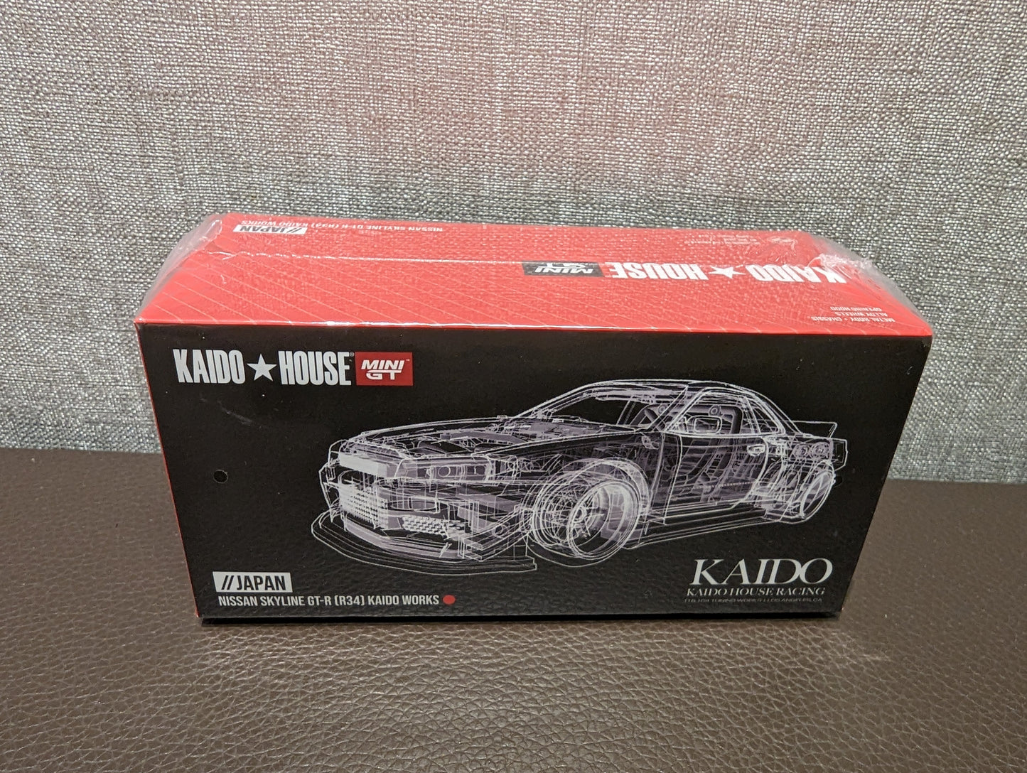 Mini GT x Kaido House Japan Shizuoka Hobby Show 2023 Nissan Skyline GT-R R34 RED