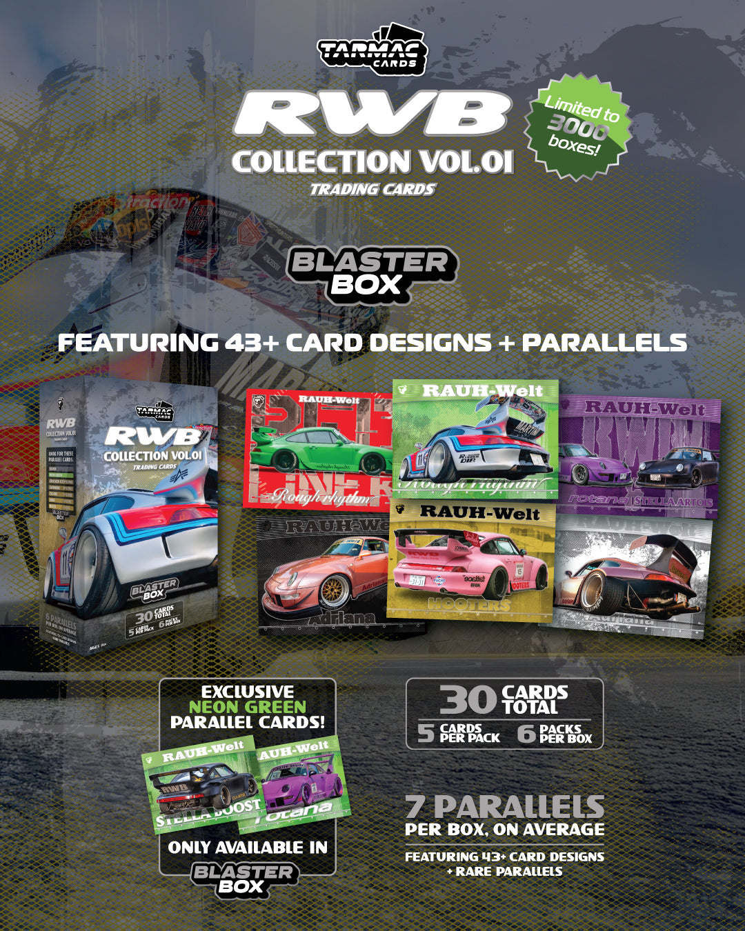 Tarmac Cards RWB Collection Vol.01 - Blaster Box
