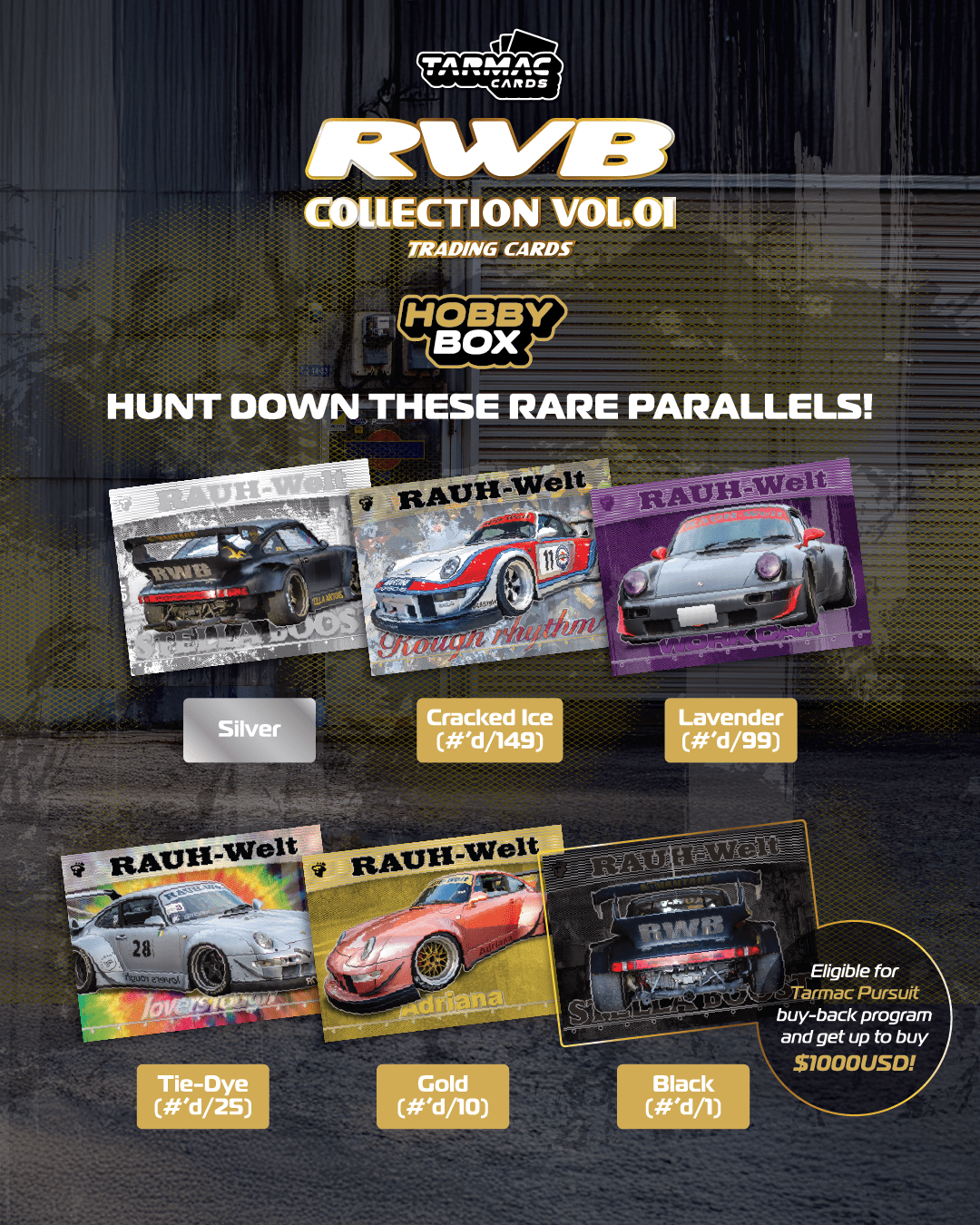Tarmac Cards RWB Collection Vol.01 - Hobby Box