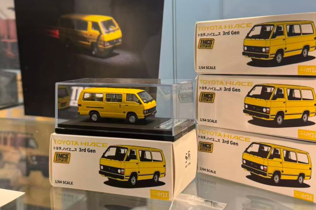 Super Hobby TMCS 2026 Exclusive Toyota Hiace 3rd Gen Yellow Limited 1000pcs