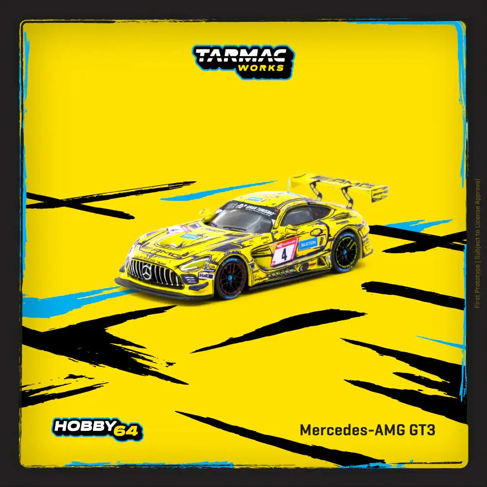 Tarmac Works 1/64 Scale Mercedes-AMG GT3 Nürburgring 24h 2023 P