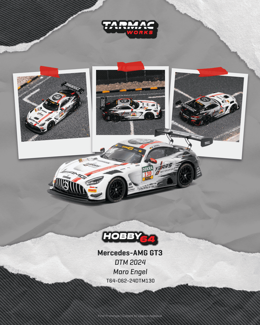 Tarmac Works Hobby64 Mercedes-AMG GT3 DTM 2024 Maro Engel 1:64 diecast model