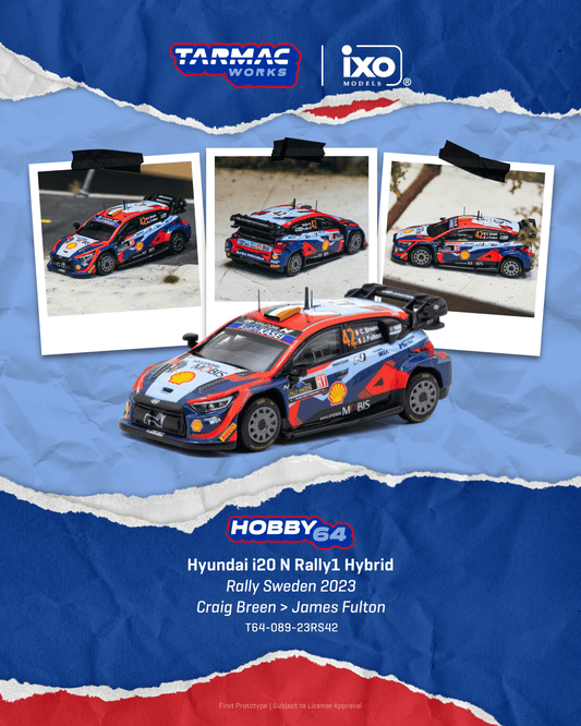 Tarmac Works T64-089-23RS42 Hyundai i20 N Rally1 Hybrid Rally Sweden 2023