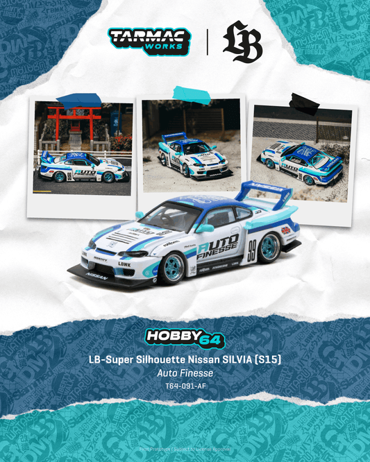 Tarmac Works T64-091-AF LB-Super Silhouette Nissan SILVIA (S15) Auto Finesse