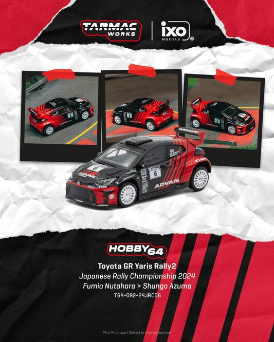 Tarmac Works T64-092-24JRC06 Toyota GR Yaris Rally2 Fumio Nutahara