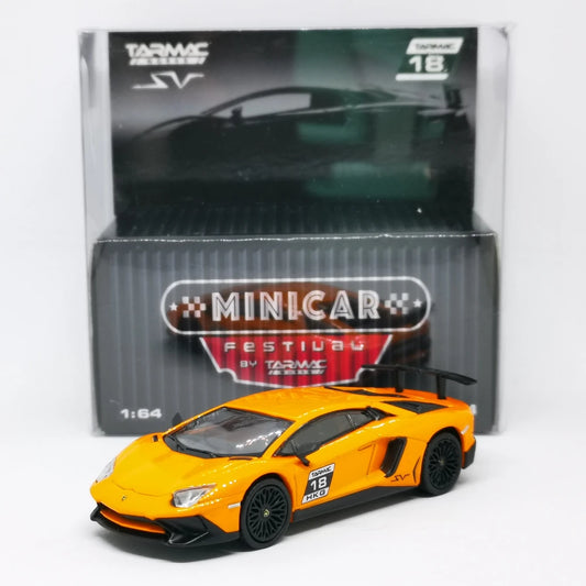 Tarmac Works 1:64 Lamborghini Aventador SV Arancio Atlas