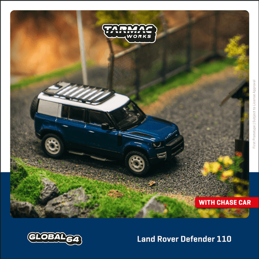 Tarmac Works 1:64 Land Rover Defender 110 (Blue)