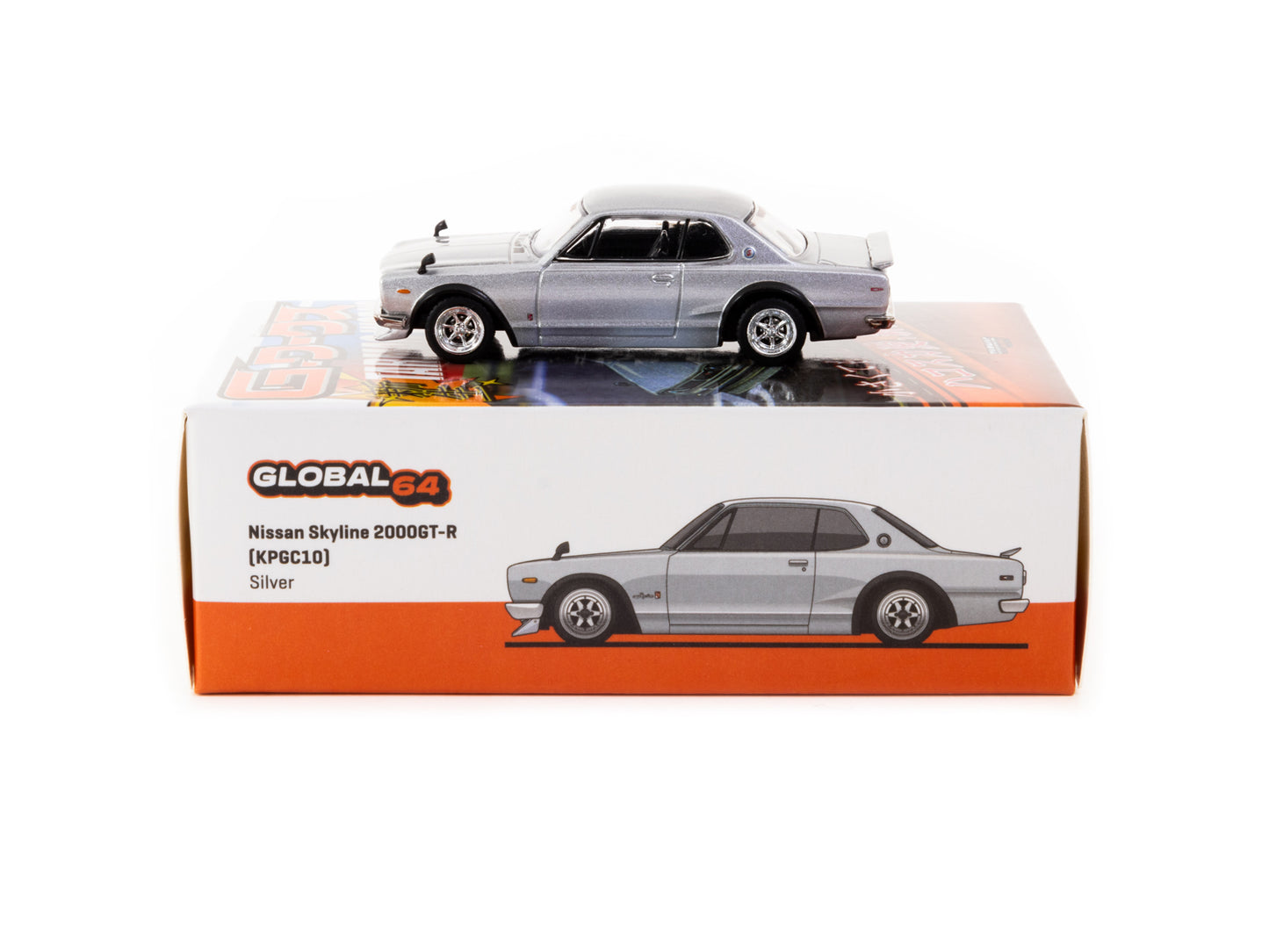 Tarmac Works 1:64 Scale Tokyo Auto Salon 2024 exclusive Nissan Skyline 2000 GT-R (KPGC10)