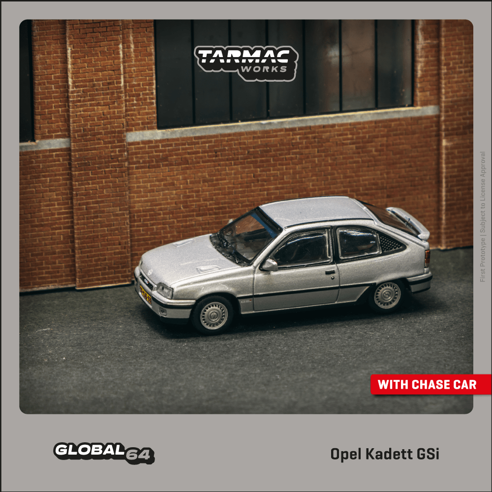 Tarmac Works 1:64 Scale Opel Kadett GSi Silver T64G-065-SL