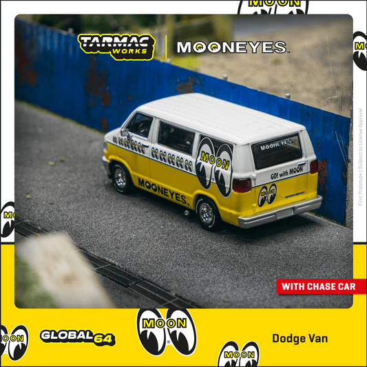 Tarmac works 1:64 Dodge Van Mooneyes