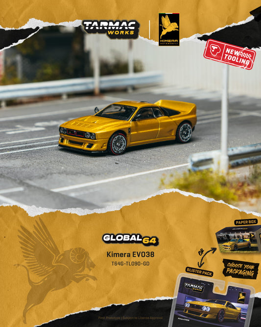 Tarmac Works T64G-TL090-GD Kimera EVO38 Gold Global64