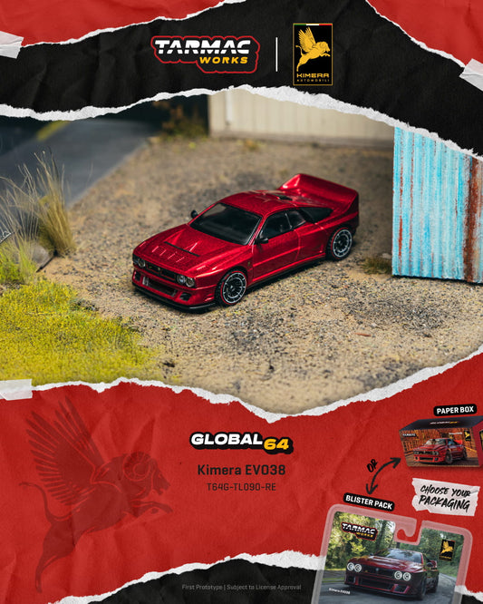 Tarmac Works T64G-TL090-RE Kimera EVO38 Red