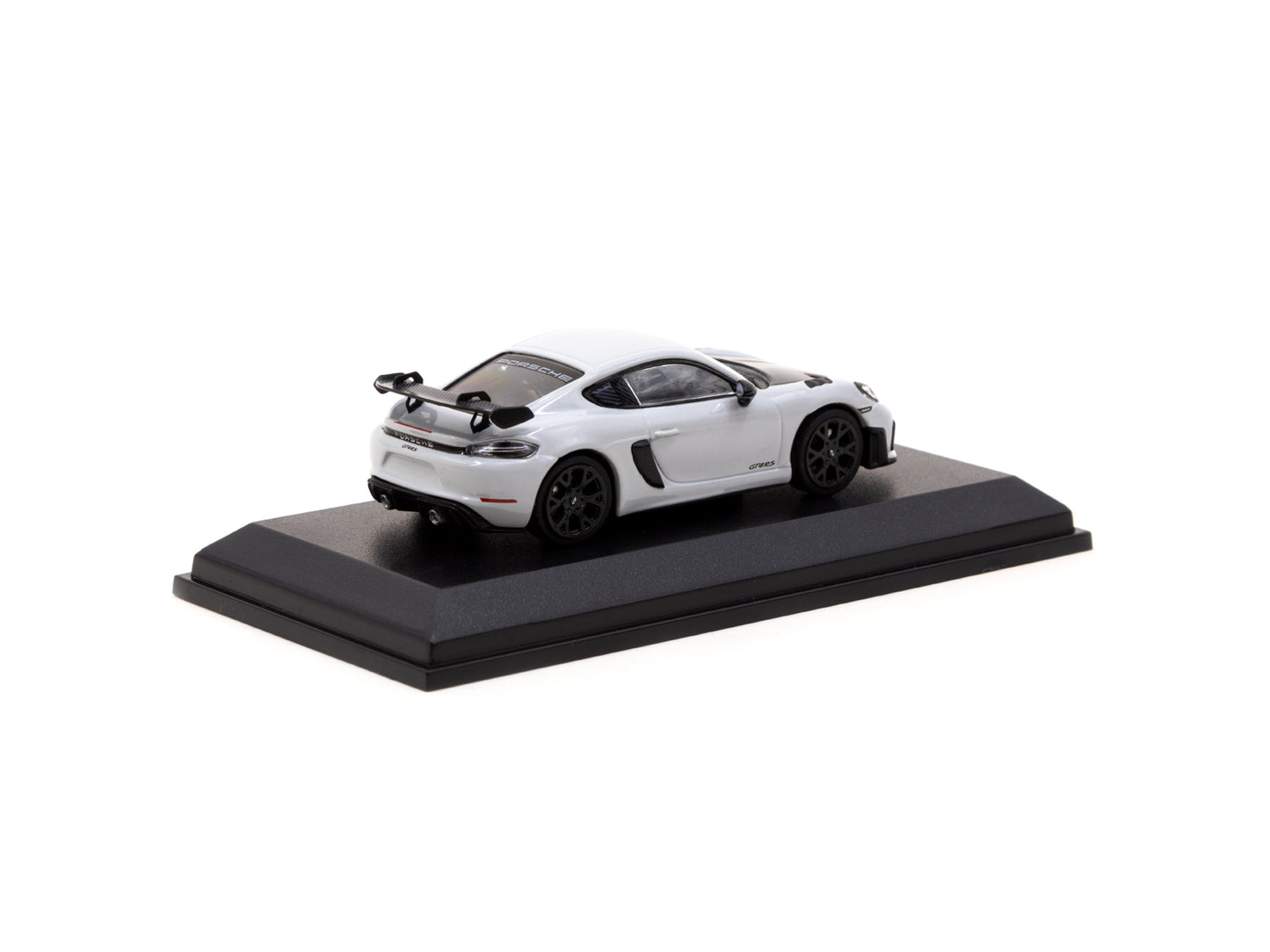 Tarmac Works x Minichamps 1/64 Porsche Cayman GT4 RS Grigiocam Povolo