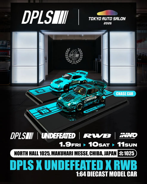 [Shipping included] DPLS x TAS x Inno64 1:64 Scale Undefeated RWB