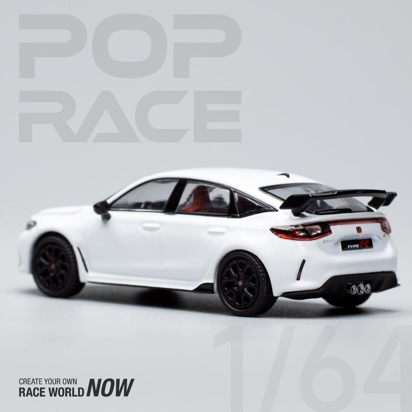 Pop Race 1:64 Scale Honda Civic Type-R FL5 Champ White