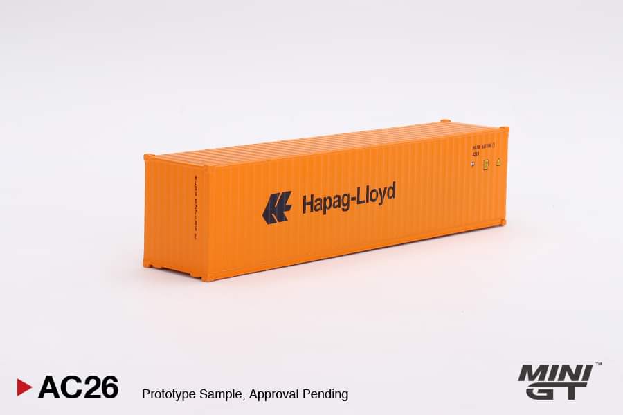 MINI GT #AC26 1/64 Dry Container 40' "Hapag-Lloyd"