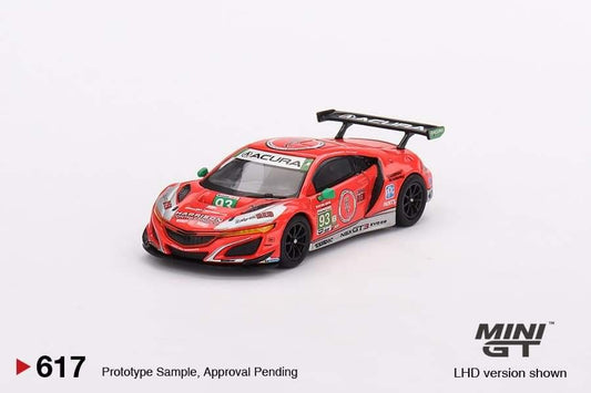 MINI GT #617 Honda/Acura NSX GT3 EVO22 #93 WTR Racers Edge Motorsports IMSA 2023 Daytona 24Hr.