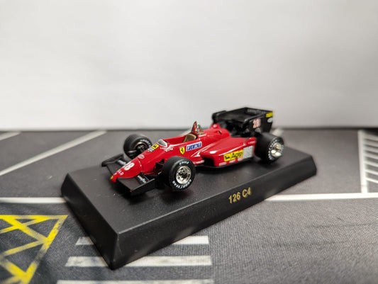 Kyosho 1:64 scale Ferrari 126 C4: 1984 F1 single-seater