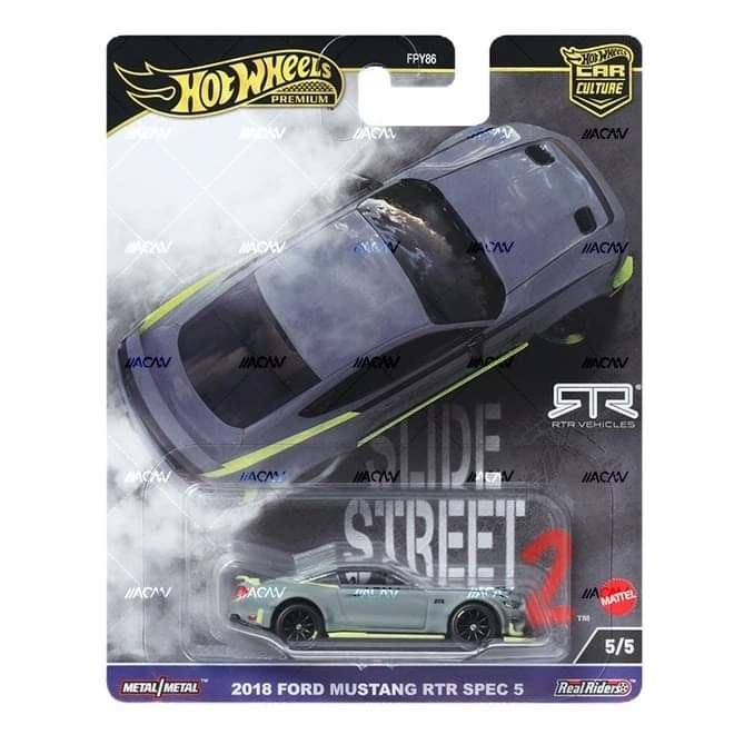 Hot Wheels Car Culture 2024 FPY86-957H Slide Street Part2 set of 5