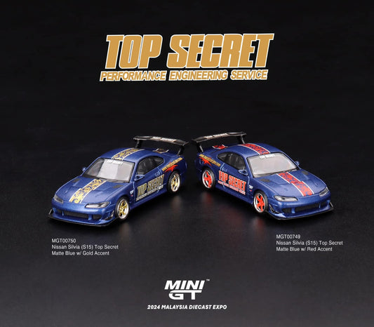 Mini GT MDX 2024 #749/ #750 Nissan Silvia Top Secret (S15)