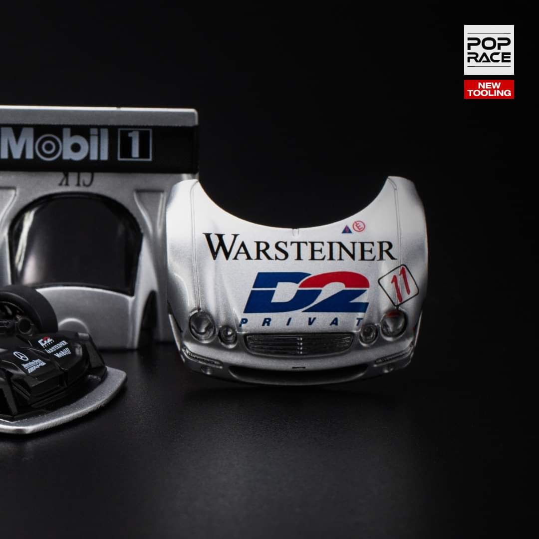 Pop Race 1/64 MERCEDES-BENZ CLK AMG GTR - 1997 FIA GT D2 PRIVAT