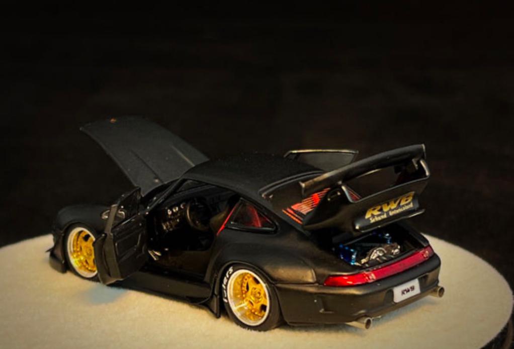 PGM Private Good Model Porsche RWB 993 Matte Black – Mobile
