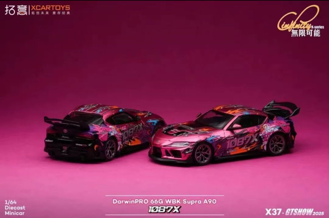 XCARTOYS x GT Show 2025 Exclusive Darwin Pro 66G WBK Supra A90 1087X