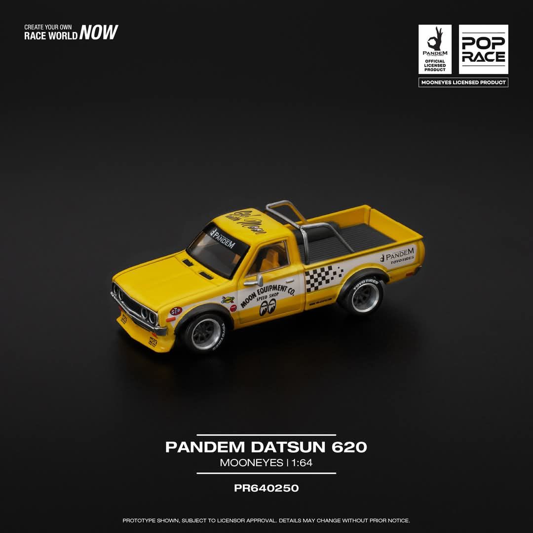 Pop Race 1/64 PANDEM DATSUN 620 MOONEYES