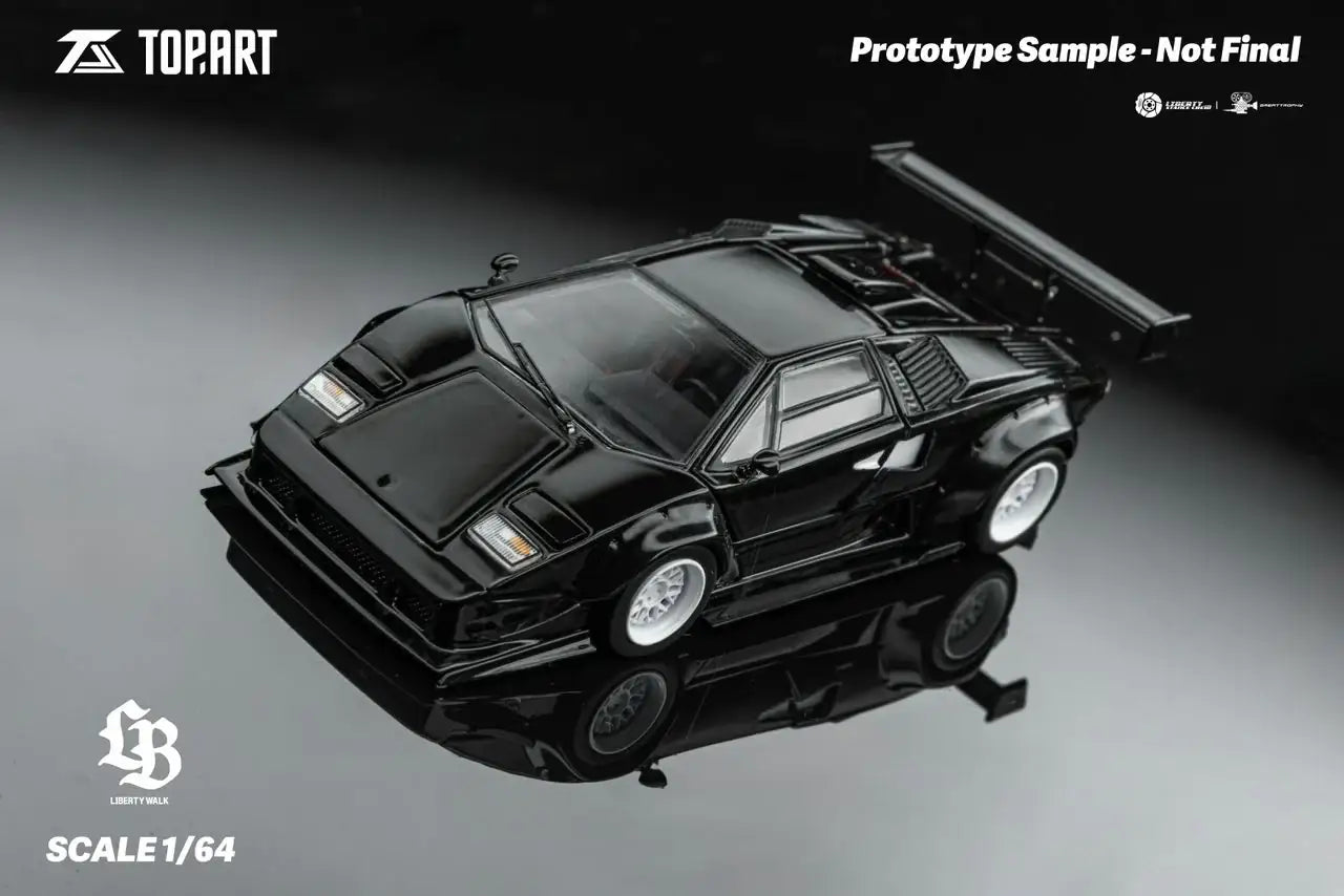 TMCS25 X Top.Art LBWK Lamborghini Countach - Black – Mobile Garage HK