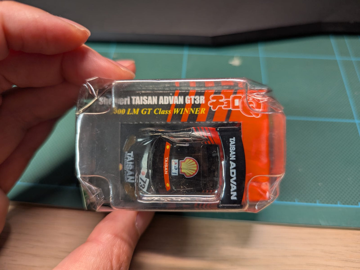 Choro Q Shell Eri TAISAN ADVAN Porsche 996 GT3R 2000 LM GT Class WINNER