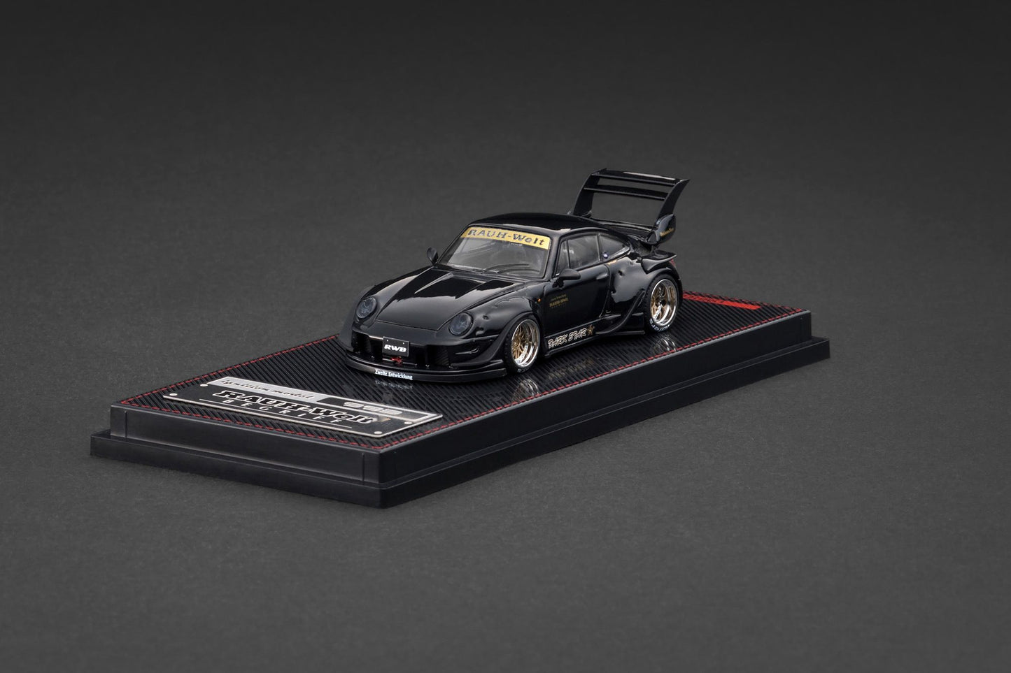 Ignition Model 1:64 Scale IG3870 Porsche RWB 993 Black