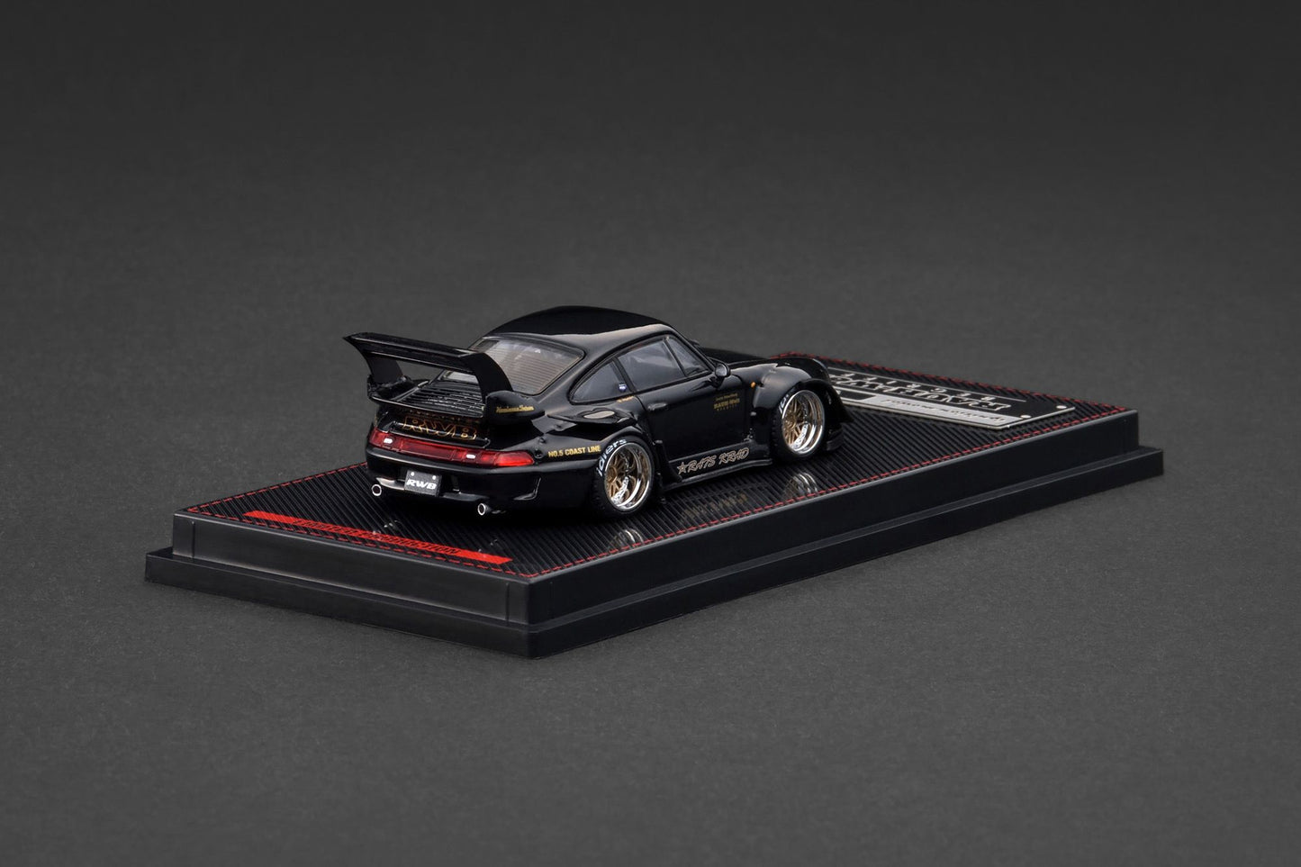 Ignition Model 1:64 Scale IG3870 Porsche RWB 993 Black