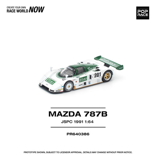 POP RACE 1:64 Scale Mazda 787B JSPC 1991