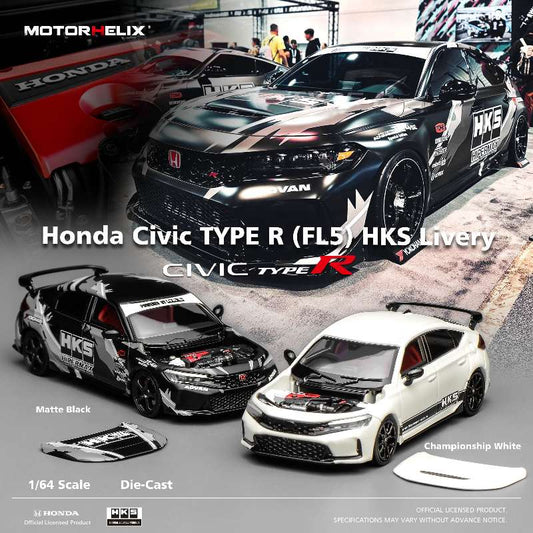 Motorhelix 1:64 Scale Honda Civic Type R FL5