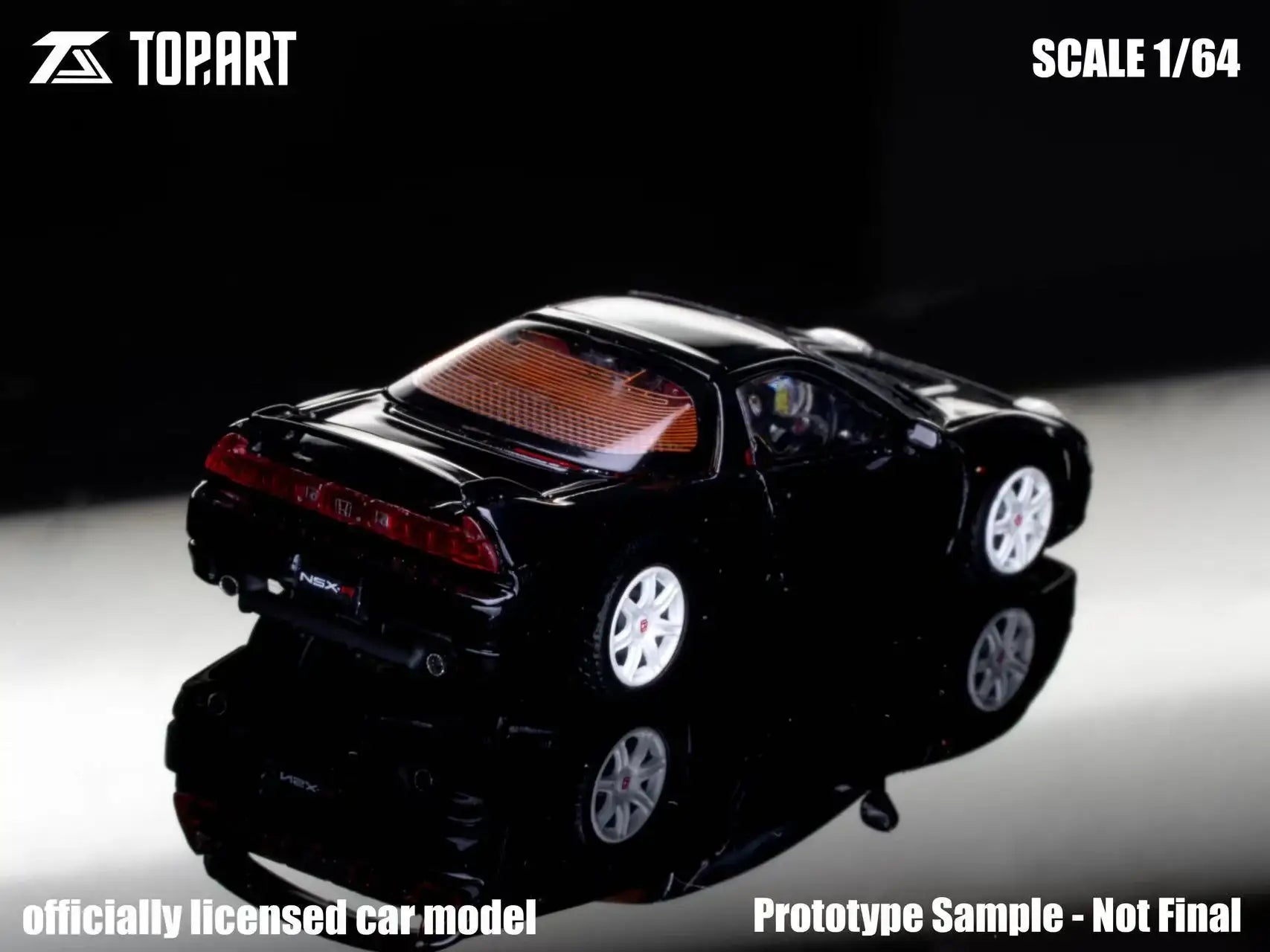 TopArt 1:64 Honda NSX-R NA2 2002-05 Metallic Black Limited Edition