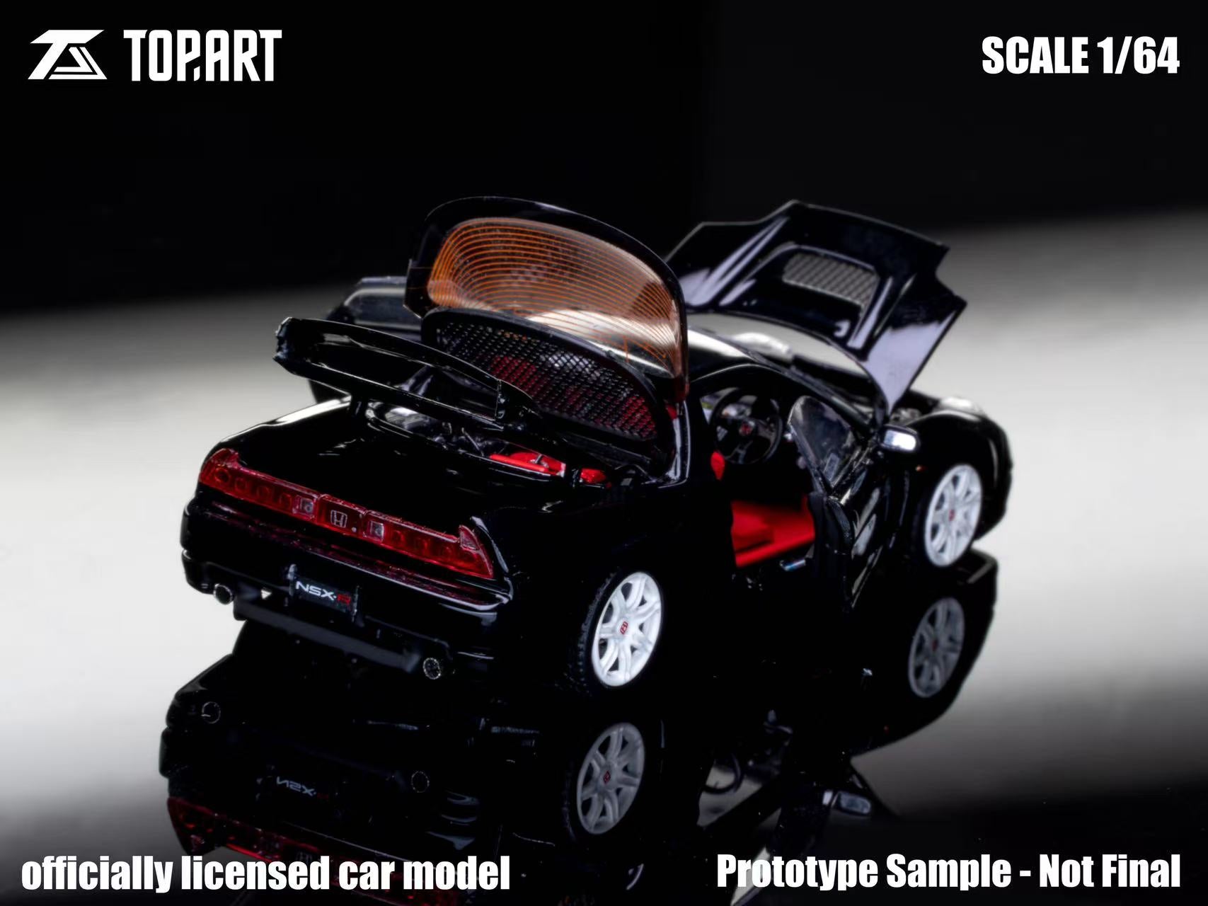 TopArt 1:64 Honda NSX-R NA2 2002-05 Metallic Black Limited Edition