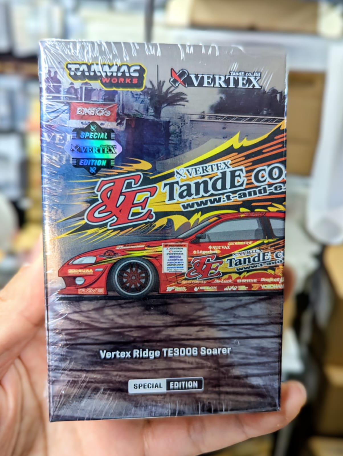 Tarmac Works X TAS 2026 1:64 Scale VERTEX Ridge TE3006 Soarer