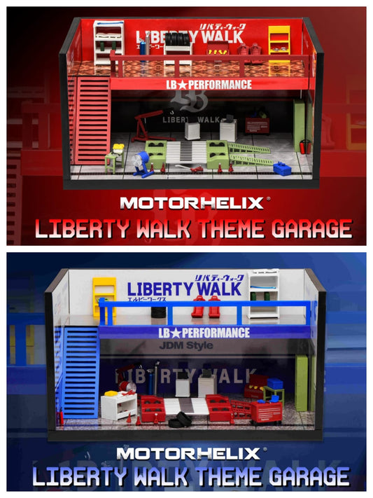Motorhelix 1:64 Liberty Walk Theme Garage