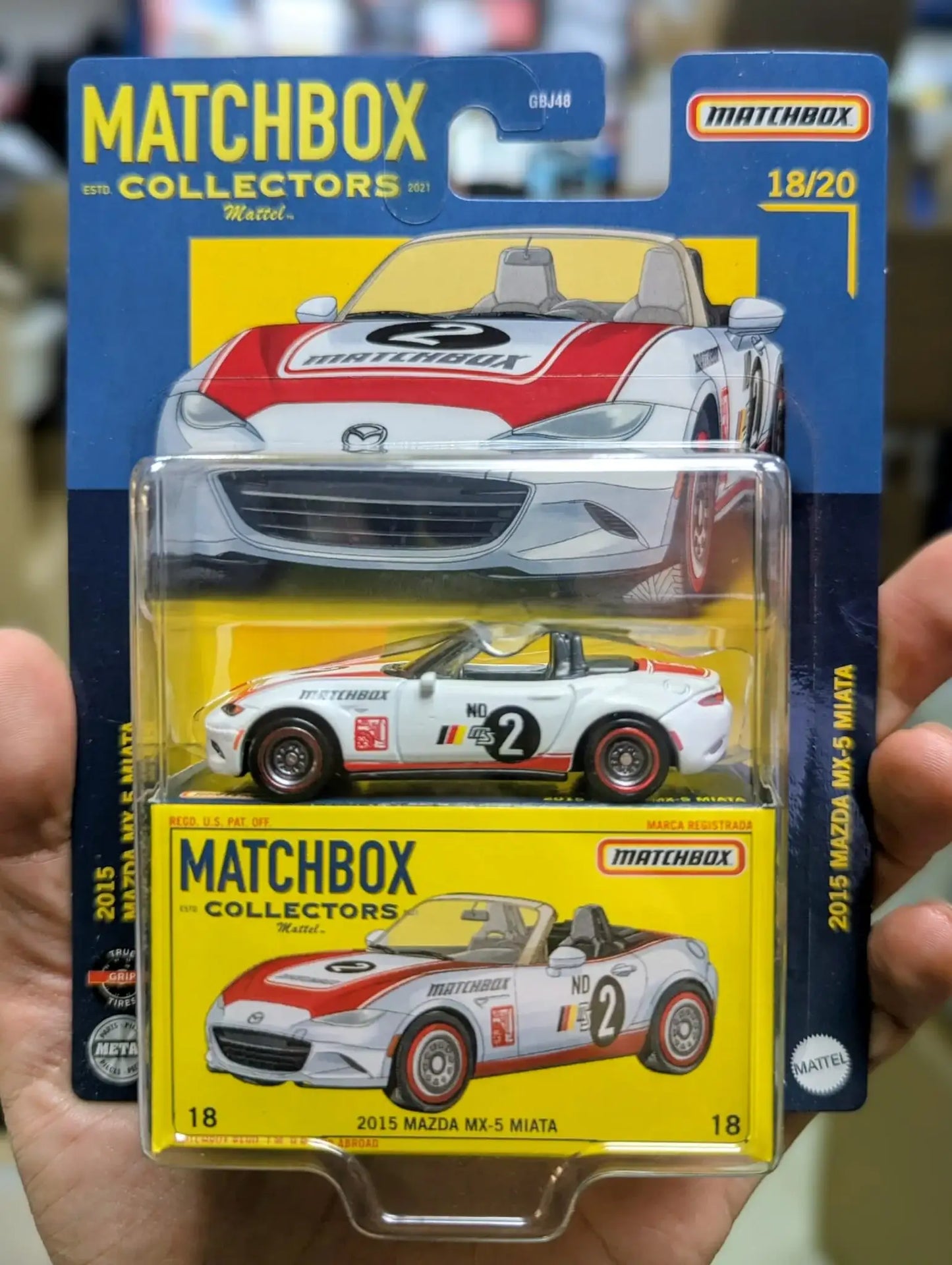 Matchbox Collectors GBJ48 953N 2015 Mazda MX-5 ND