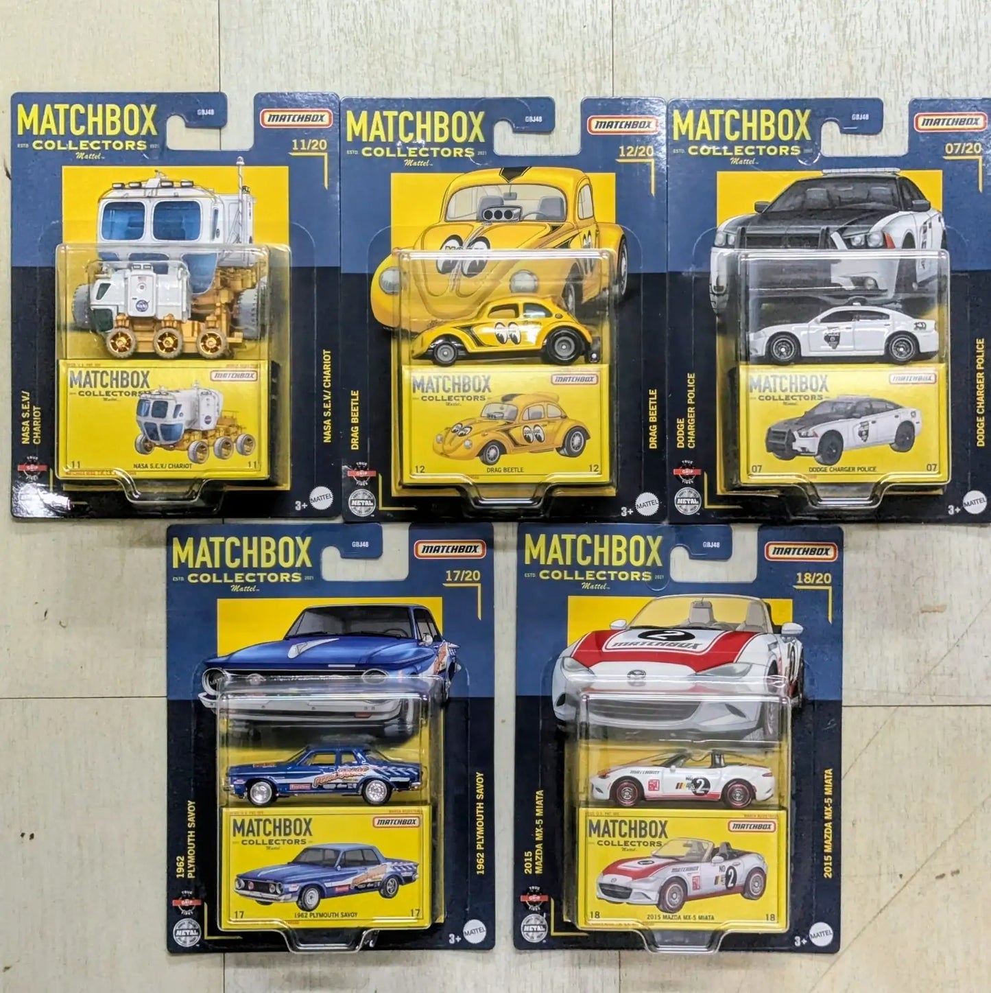 Matchbox Collectors GBJ48 953N Full set of 5