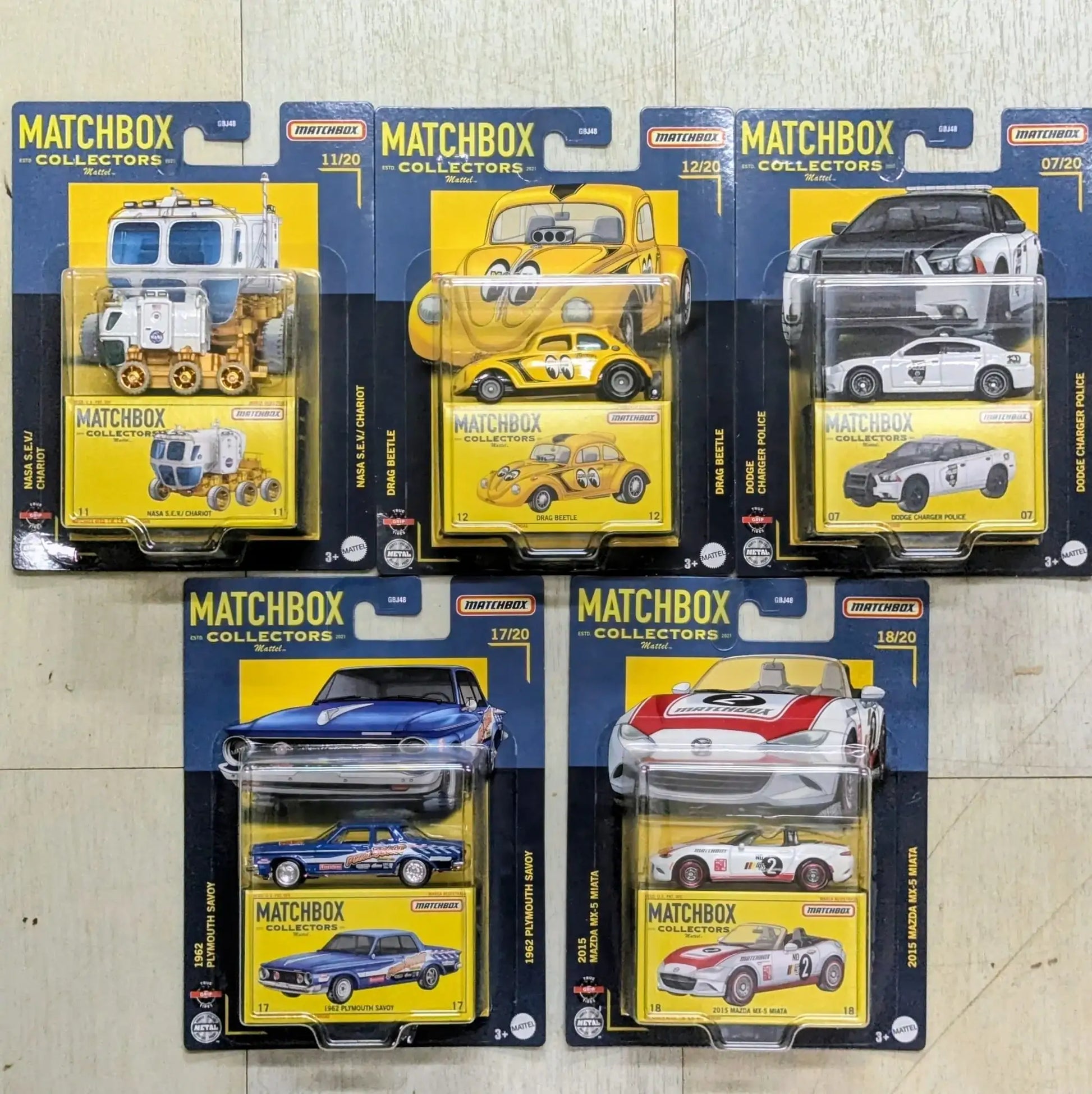 Matchbox Collectors GBJ48 953N Full set of 5
