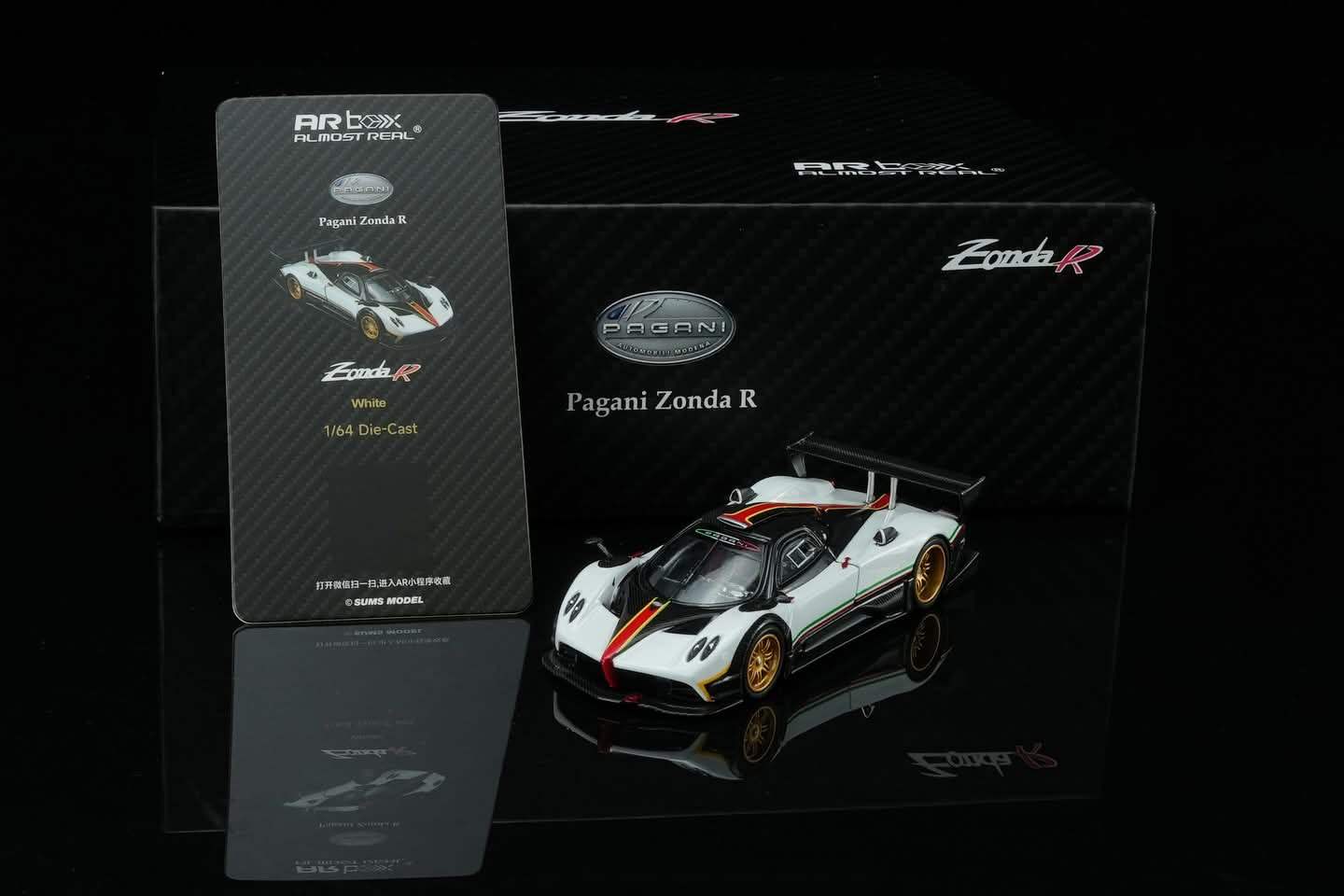 Almost Real Pagani Zonda R White HEC Exclusive