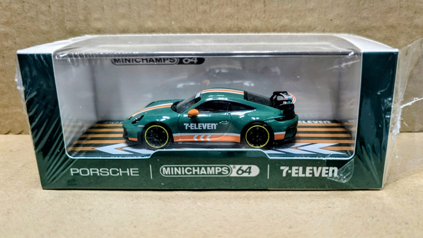 Minichamps 1:64 Minichamps Taiwan 7-11 Limited Porsche 911 (992) GT3 2026 (Green)