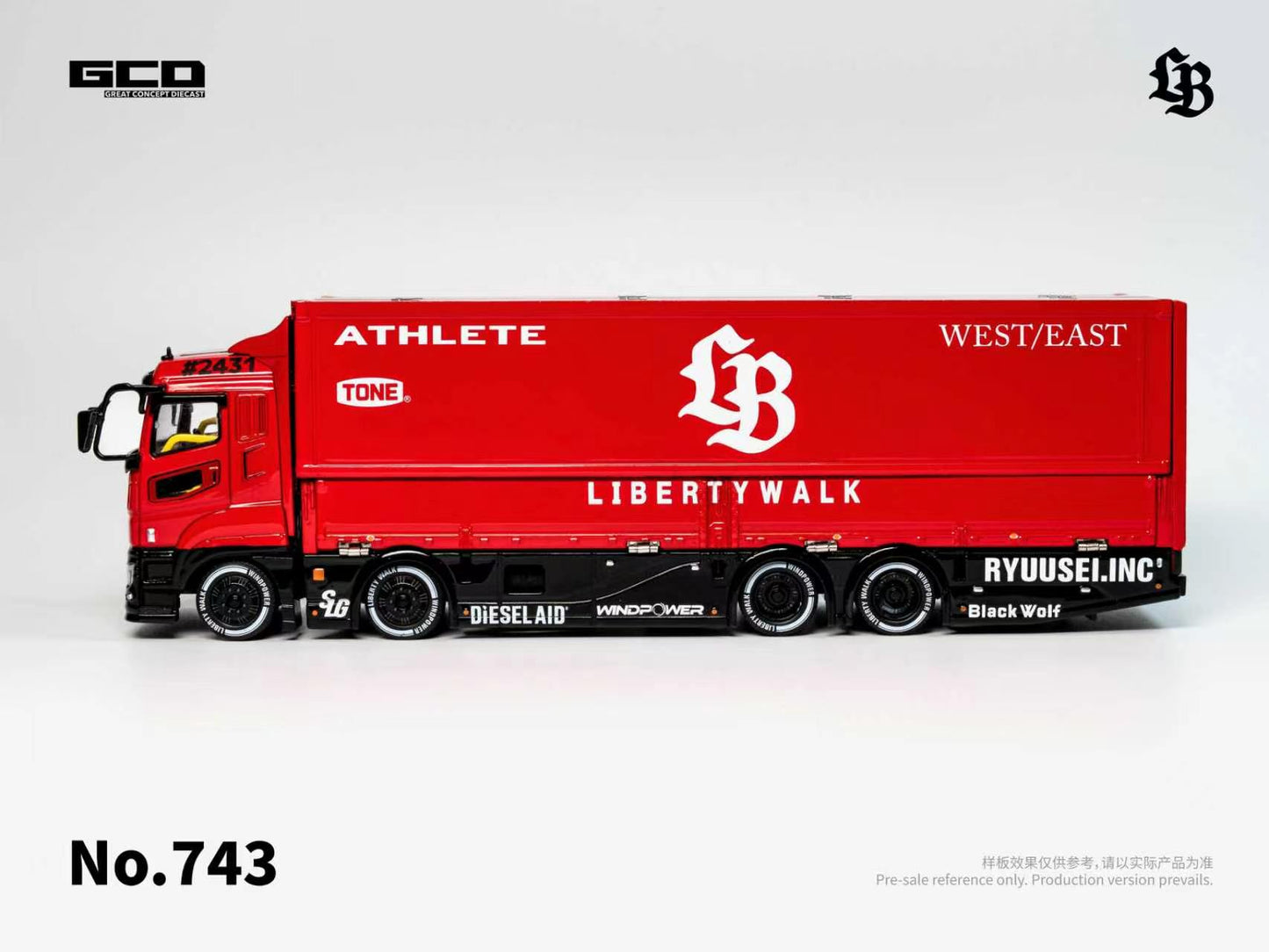 GCD x Liberty Walk Super Silhouette Set Red/Black
